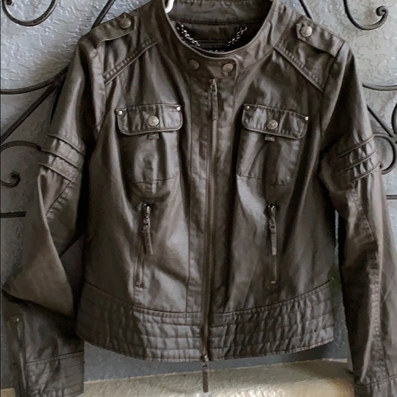 blanc noir Jackets & Blazers - Blanc Noir Premium Brand army green light  jacket